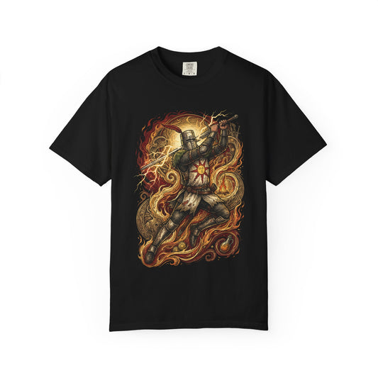 Astora Knight Solaire Praise the Sun Design Premium T-Shirt