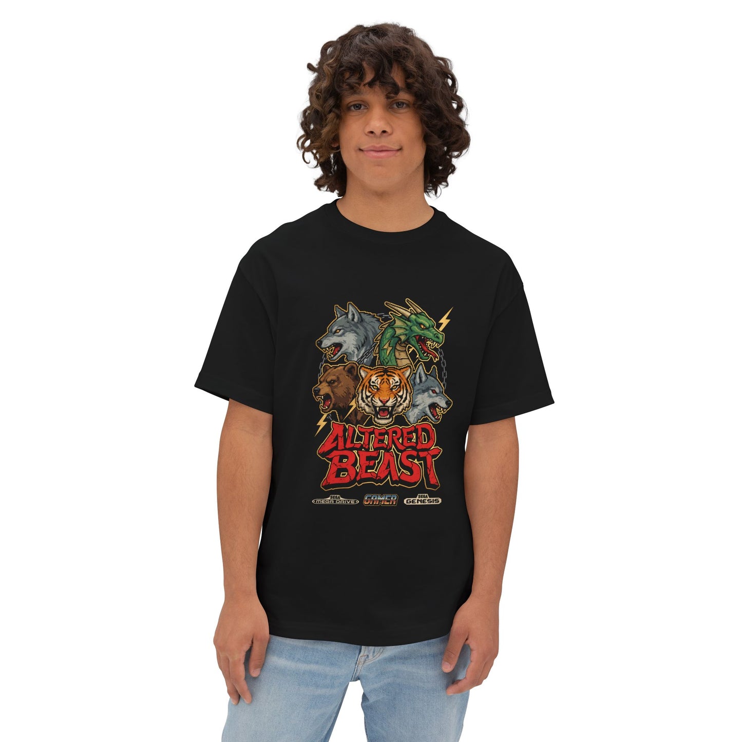 Altered Beast Beast Warriors Gaming Graphic Tee Premium Oversized Unisex T-Shirt