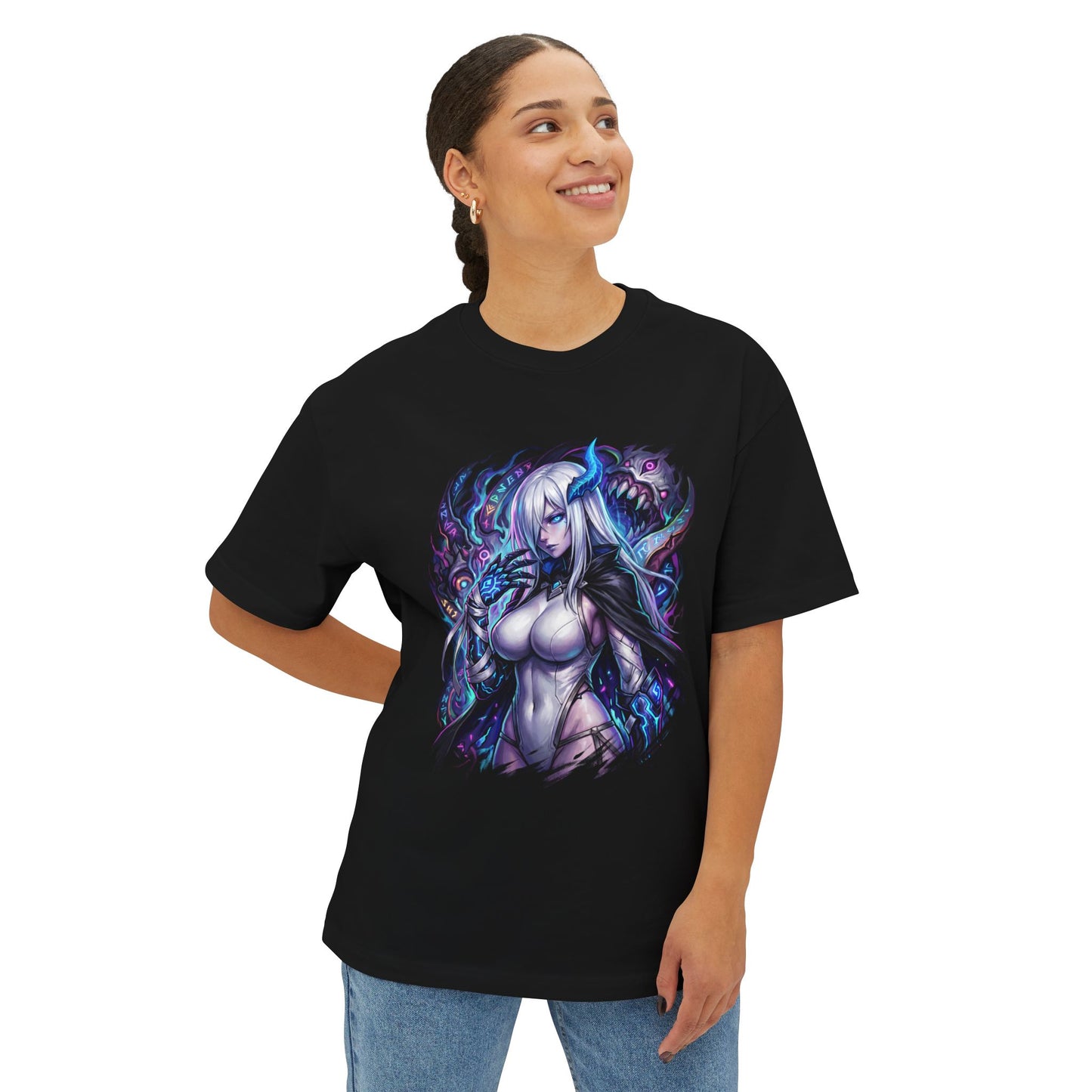Instinct Narja Controller – Chaos Zero Nightmare Fan Art Premium Oversized Unisex T-Shirt