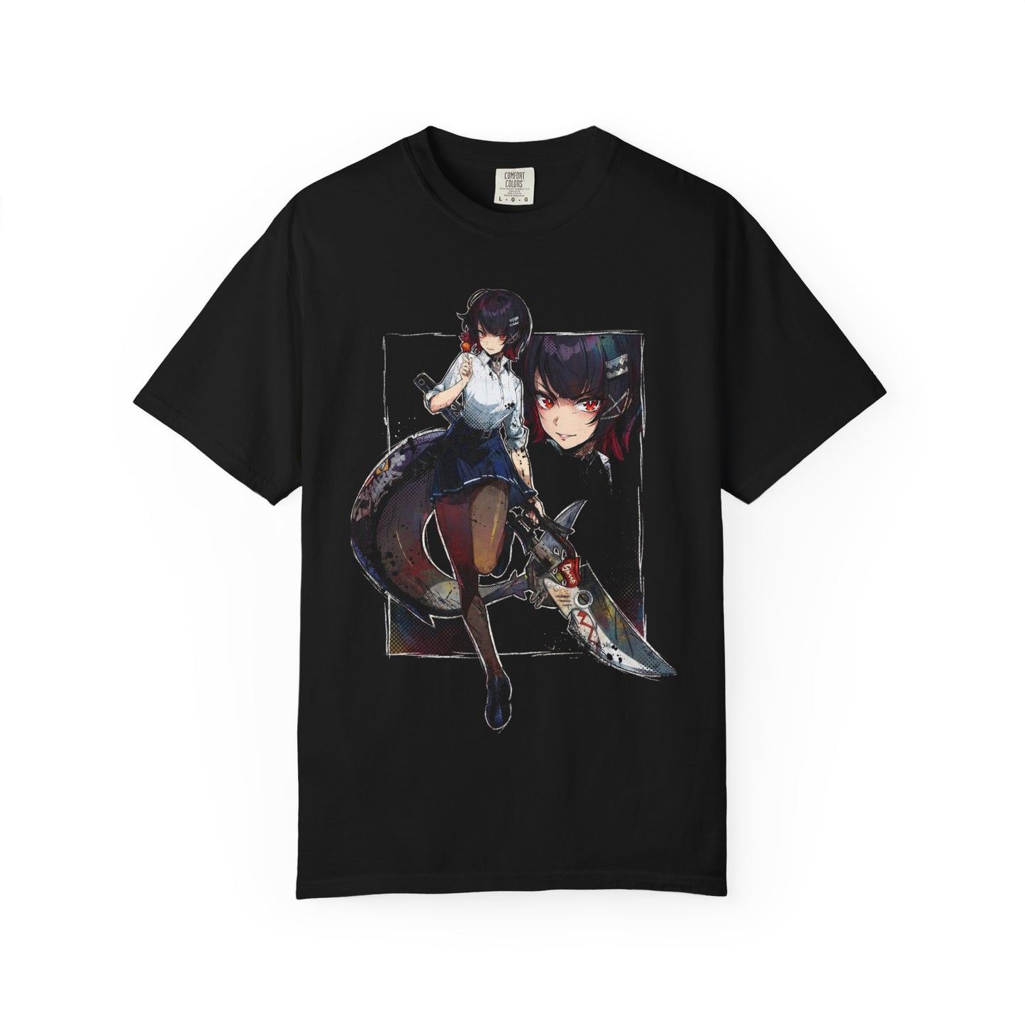 Ellen Joe ZZZ Shark Tail Scissors Maid Outfit Art Premium T-Shirt