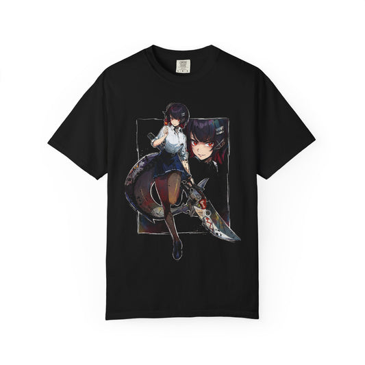Ellen Joe ZZZ Shark Tail Scissors Maid Outfit Art Premium T-Shirt