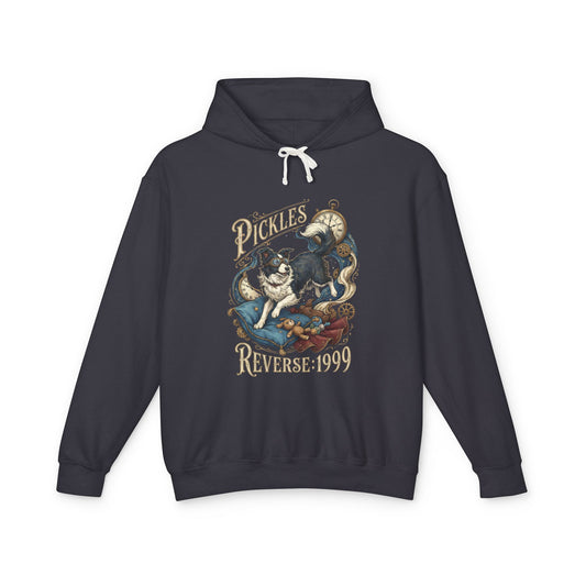 Reverse 1999 Pickles Border Collie Cushion Clocks Fan Art Hoodie