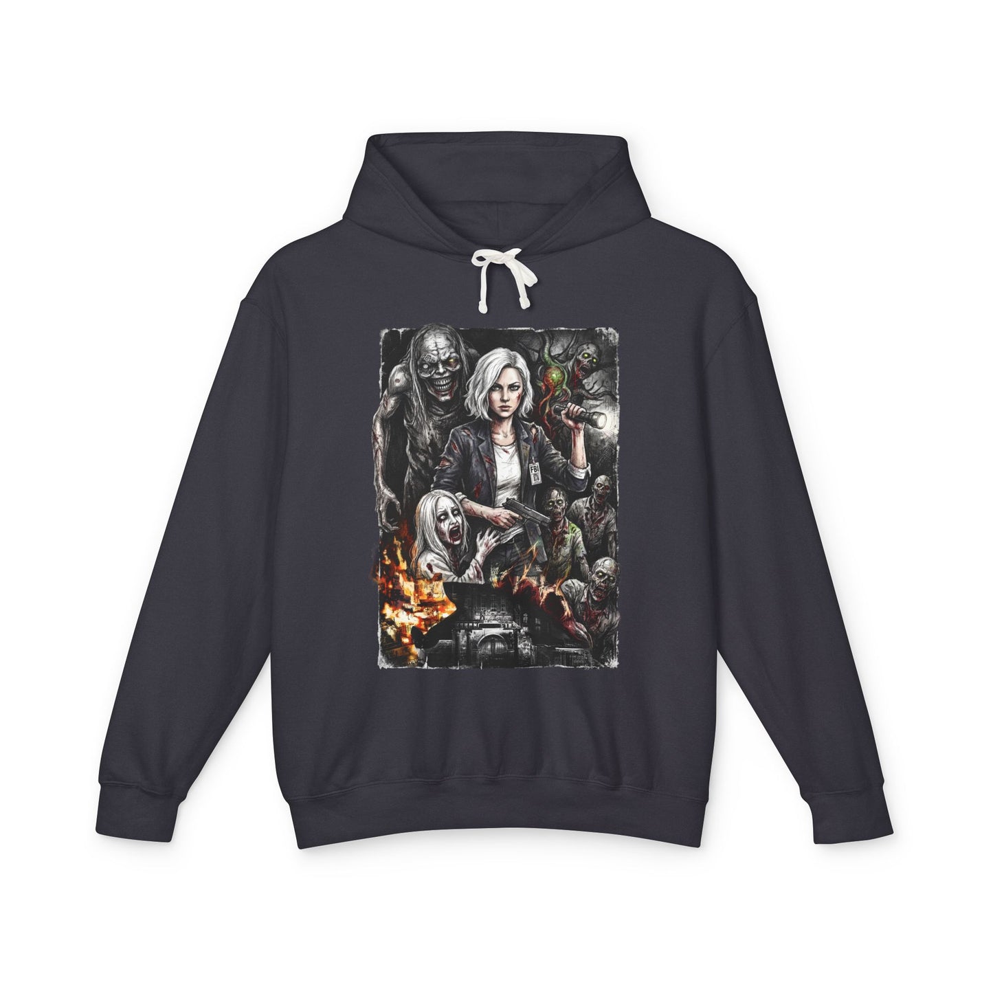 Grace Ashcroft RE Requiem Raccoon Legacy FBI Analyst Portrait Icon Unisex Premium Hoodie