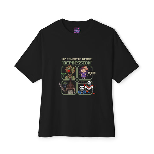 Misfortune Ramirez Silent Hill Nightmare – Undertale Determination Premium Oversized Unisex T-Shirt
