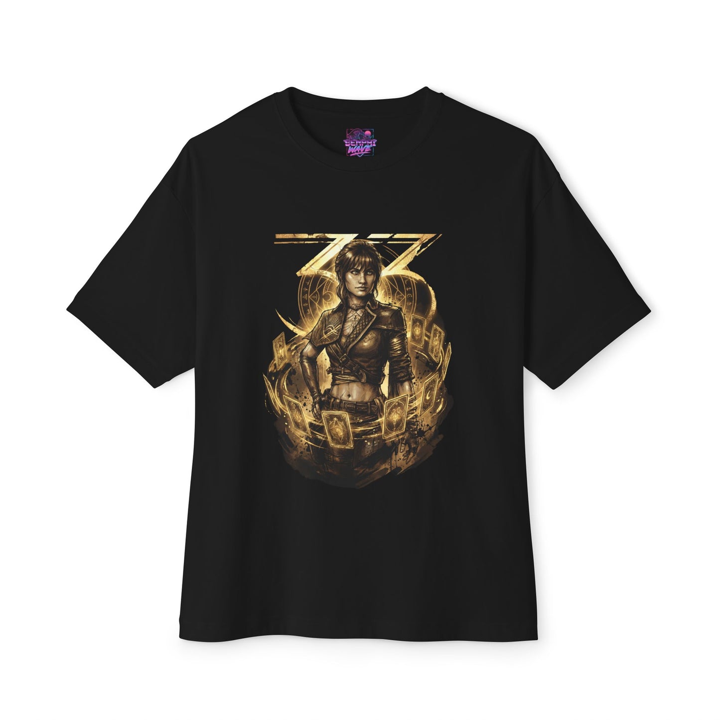 Clair Obscur Sciel Design Shirt | Foretell Twilight Scythe Build Fan Tee Premium Oversized Unisex T-Shirt