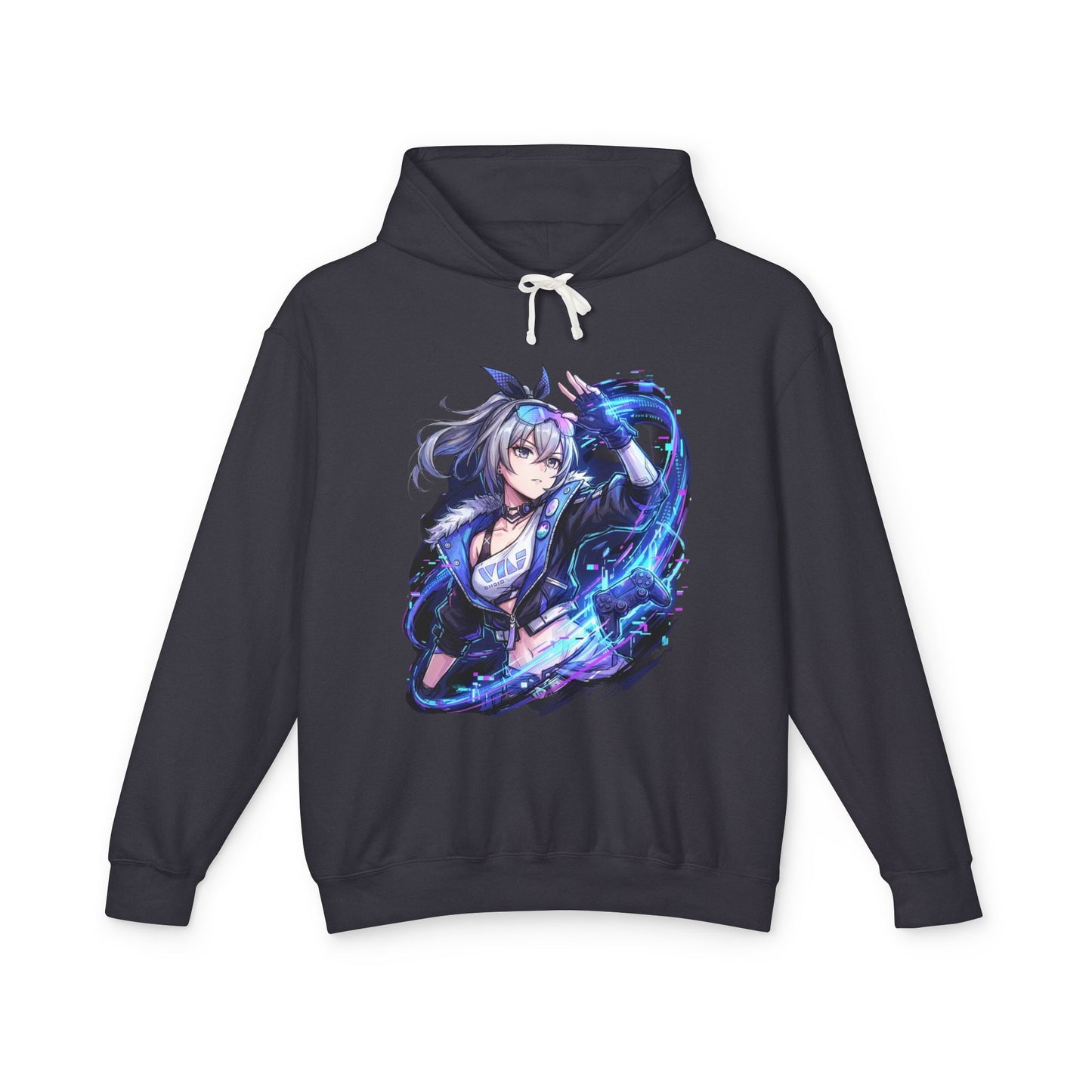 Silver Wolf HSR: Purple Hair Gaming Prodigy Icon Unisex Premium Hoodie
