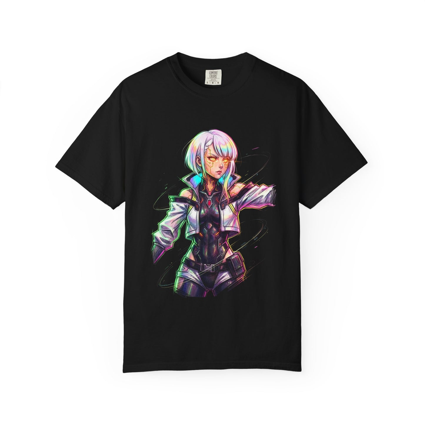 Lucy Cyberpunk Edgerunners Braindance BD Hacker Aesthetic Premium T-Shirt