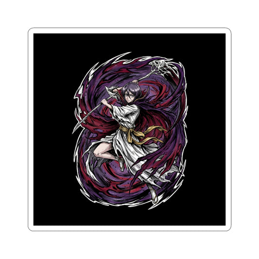 Rukia Kuchiki Bleach Lieutenant Fan Art Portrait Sticker