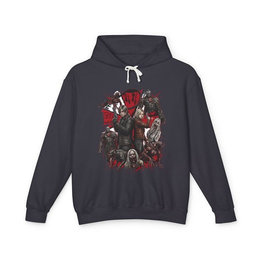 RE Requiem Grace Leon Dual Protagonist Grunge Enemies Survival Horror Unisex Premium Hoodie