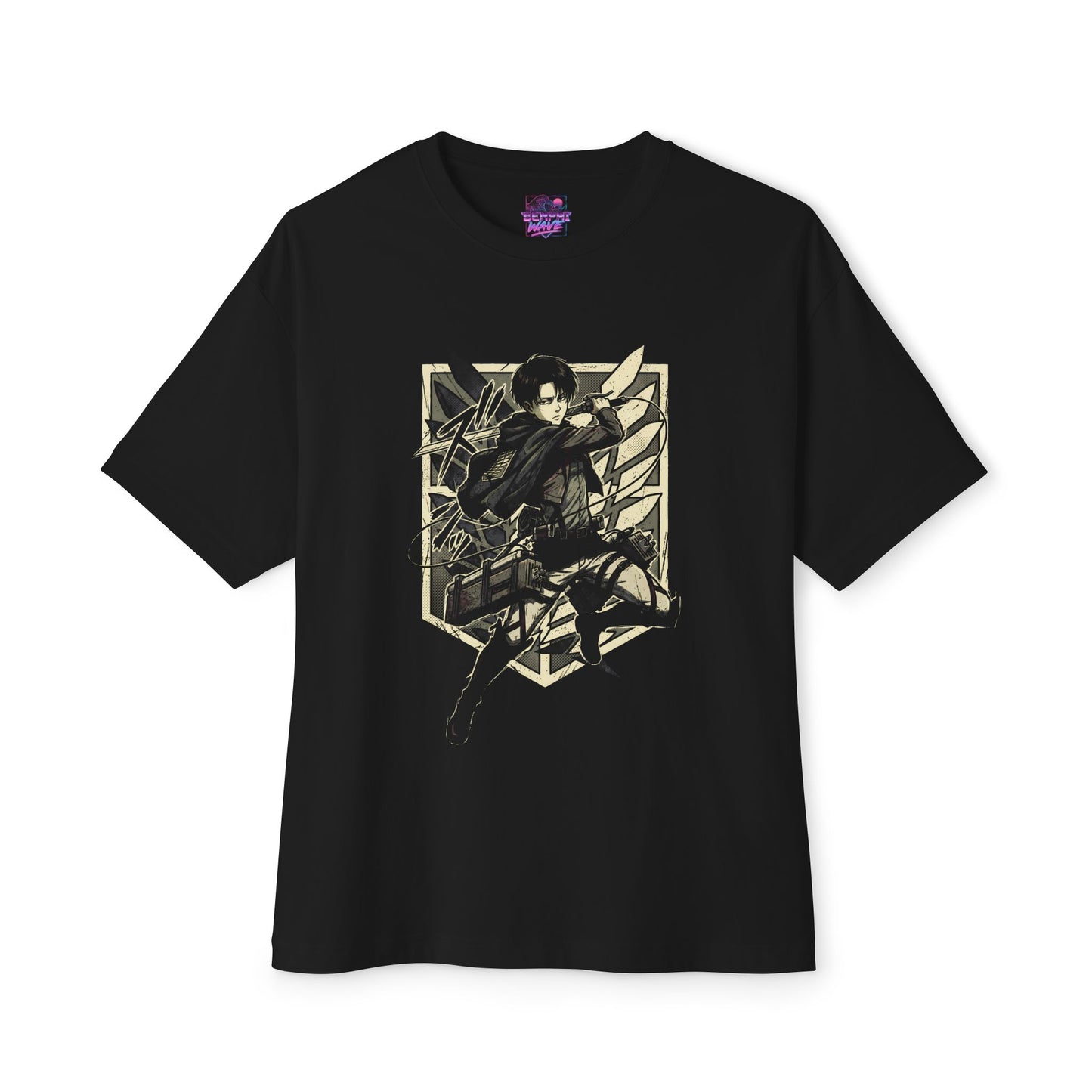 Attack on Titan Levi Ackerman Anime Manga Graphic Tee Premium Oversized Unisex T-Shirt