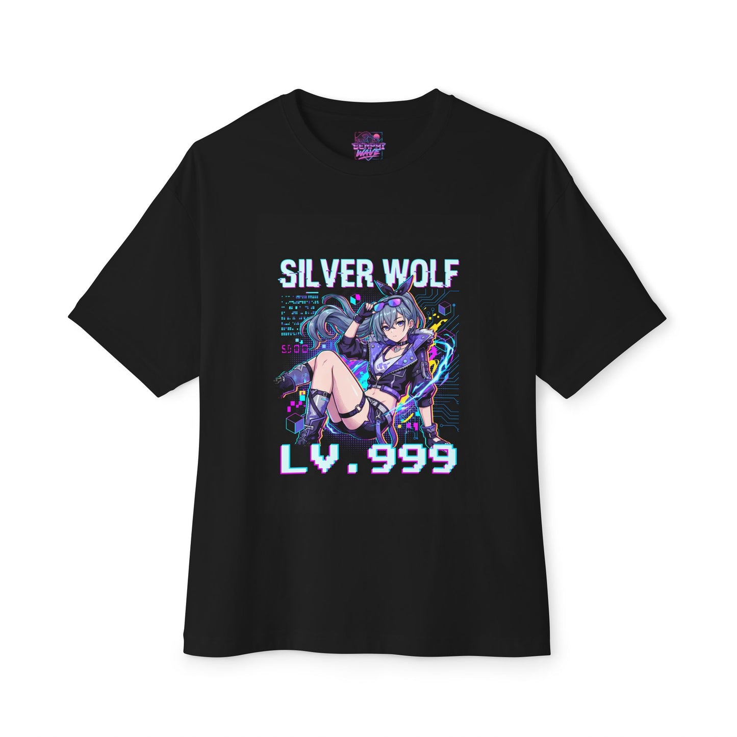 HSR Silver Wolf: Reality Breaking Hacker Premium Oversized Unisex T-Shirt