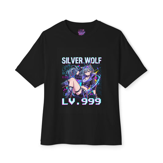 HSR Silver Wolf: Reality Breaking Hacker Premium Oversized Unisex T-Shirt