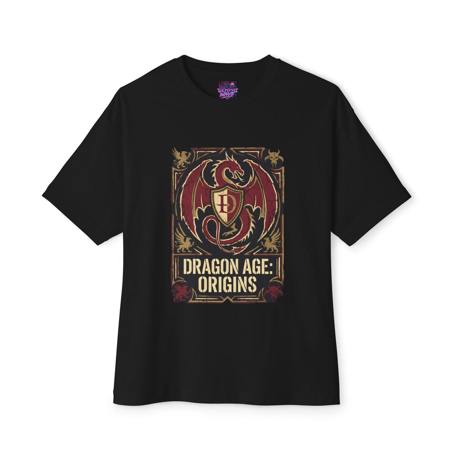 Dragon Age Origins: Darkspawn Blight & Archdemon Horror Premium Oversized Unisex T-Shirt