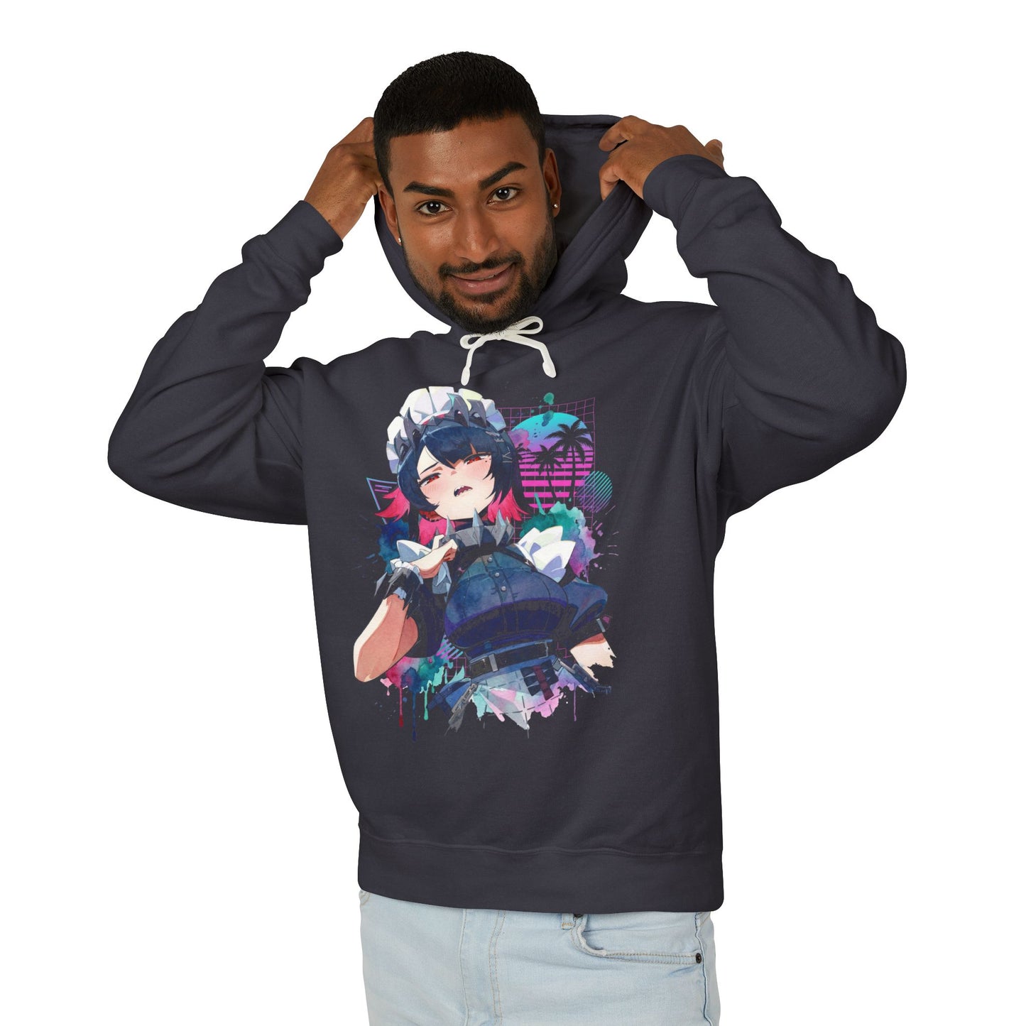Zenless Zone Zero Ellen Joe Maid Combat Boots Design Unisex Premium Hoodie