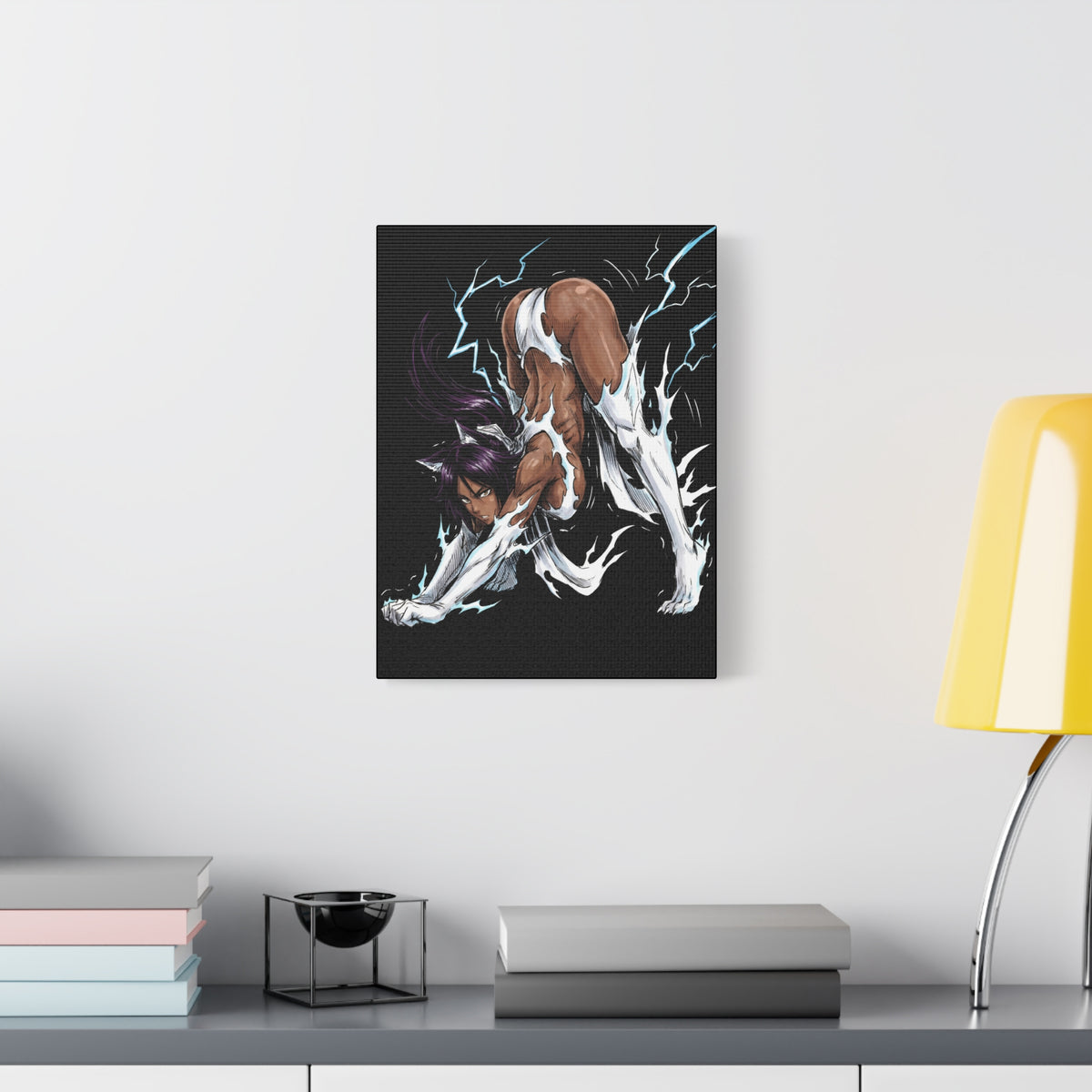 Bleach Yoruichi Shihouin Flash Goddess Martial Arts Master Canvas Print