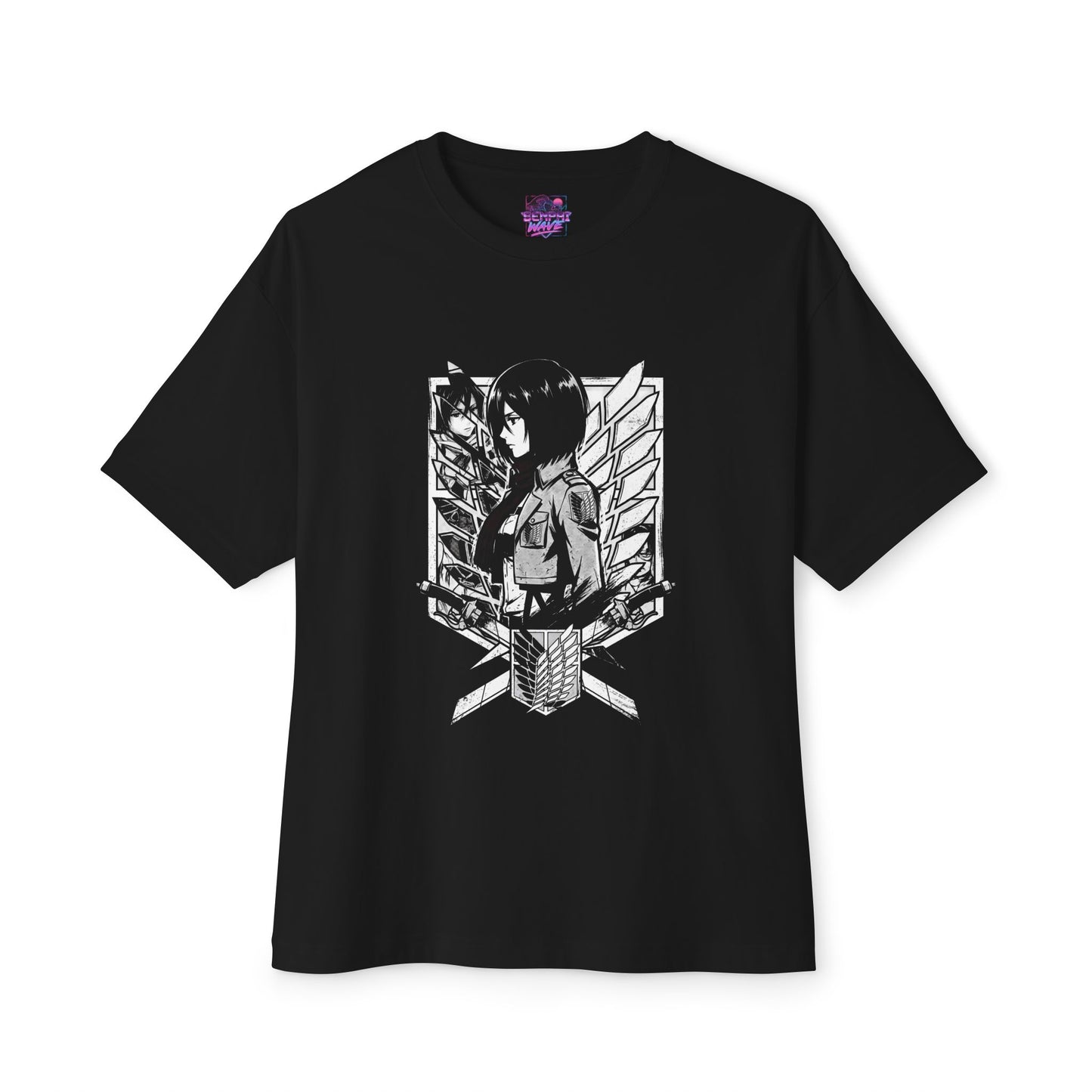 Attack on Titan Mikasa Ackerman Anime Manga Graphic Tee Premium Oversized Unisex T-Shirt