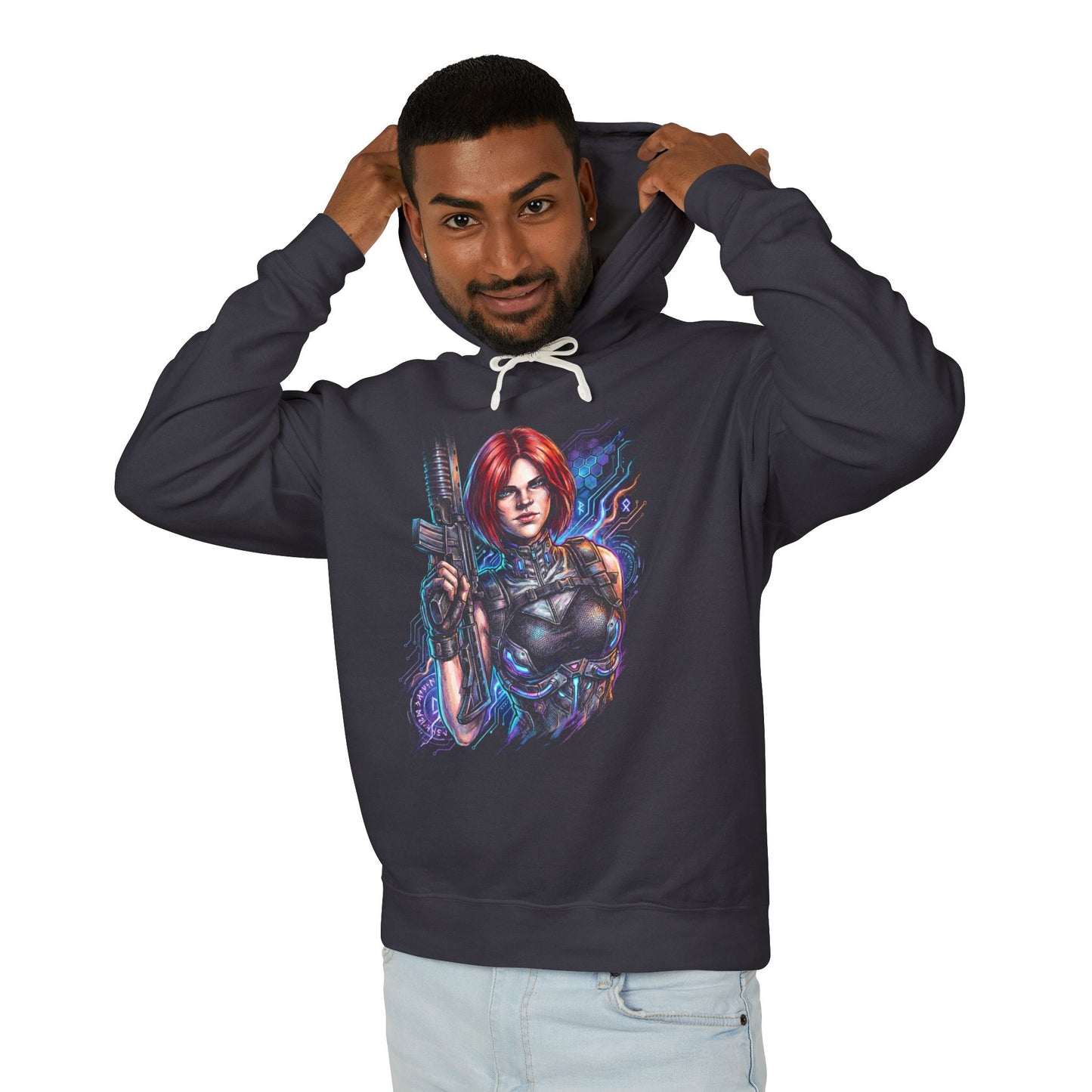 Dino Crisis Regina Red Hair Survival Specialist Icon Unisex Premium Hoodie