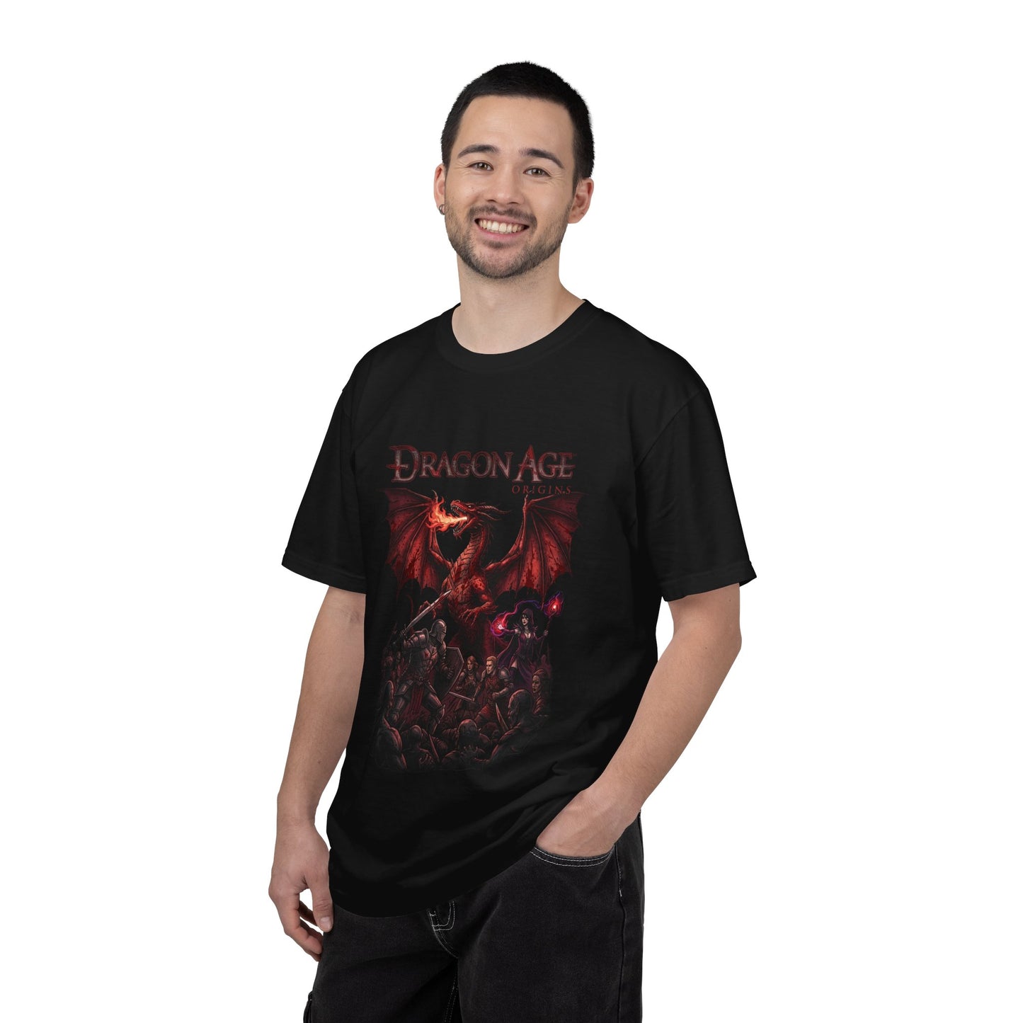 Dragon Age Origins: Grey Wardens Stand Against the Blight Premium T-Shirt