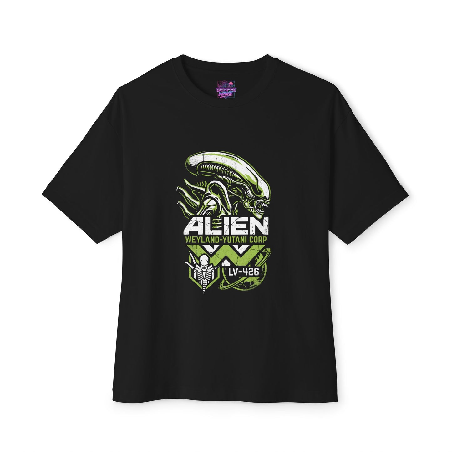 Xenomorph Alien Movie: Tail Stinger Deadly Predator Premium Oversized Unisex T-Shirt