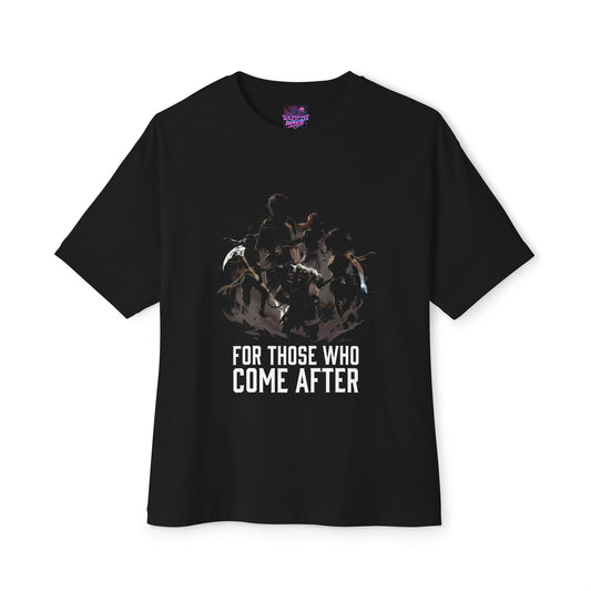 Expedition 33 Clair Obscur Painterly Style Facing the Paintress Premium Oversized Unisex T-Shirt