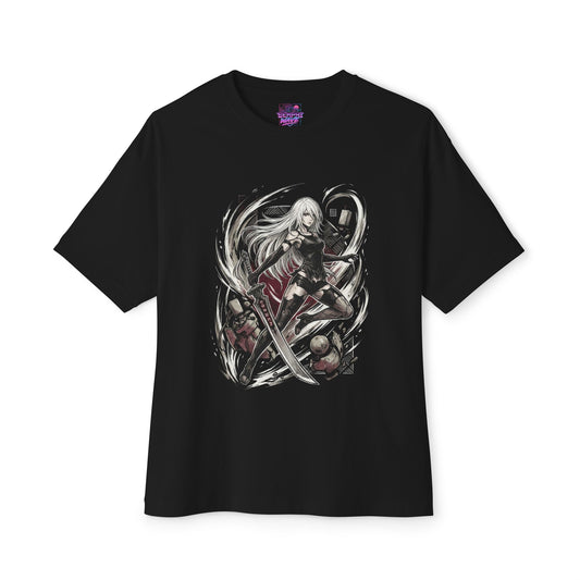 NieR A2 YoRHa Type A T-Shirt | Long White Hair Android Deserter Apparel Premium Oversized Unisex T-Shirt