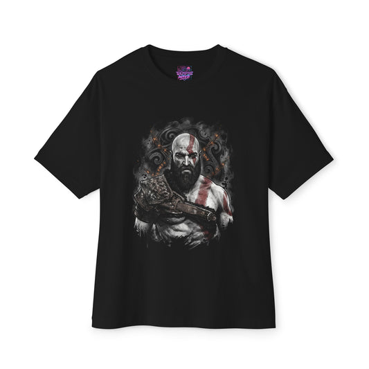 Kratos God of War Father of Atreus Premium Oversized Unisex T-Shirt