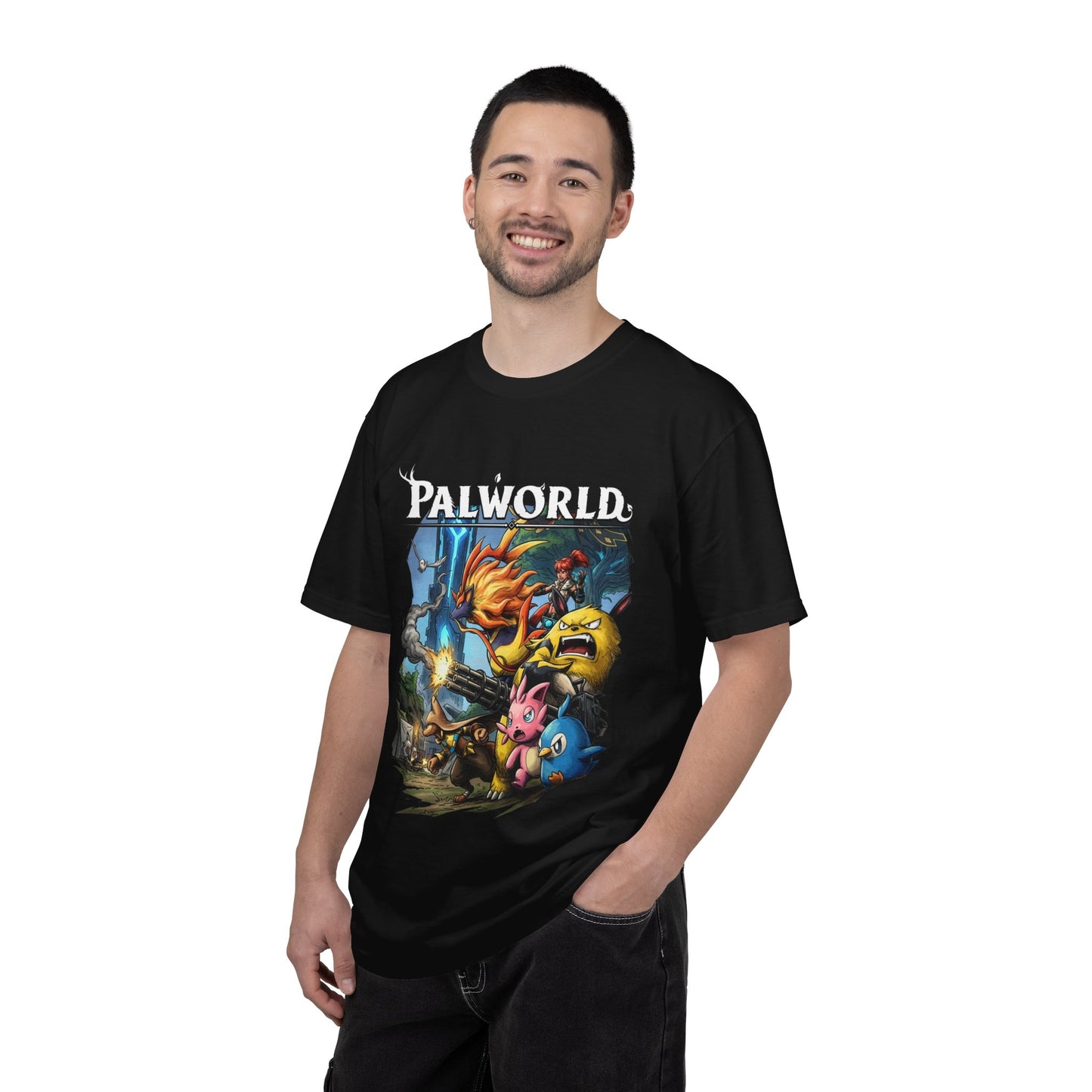 Palworld Chillet Pal Capture Sphere Fan Art Premium T-Shirt
