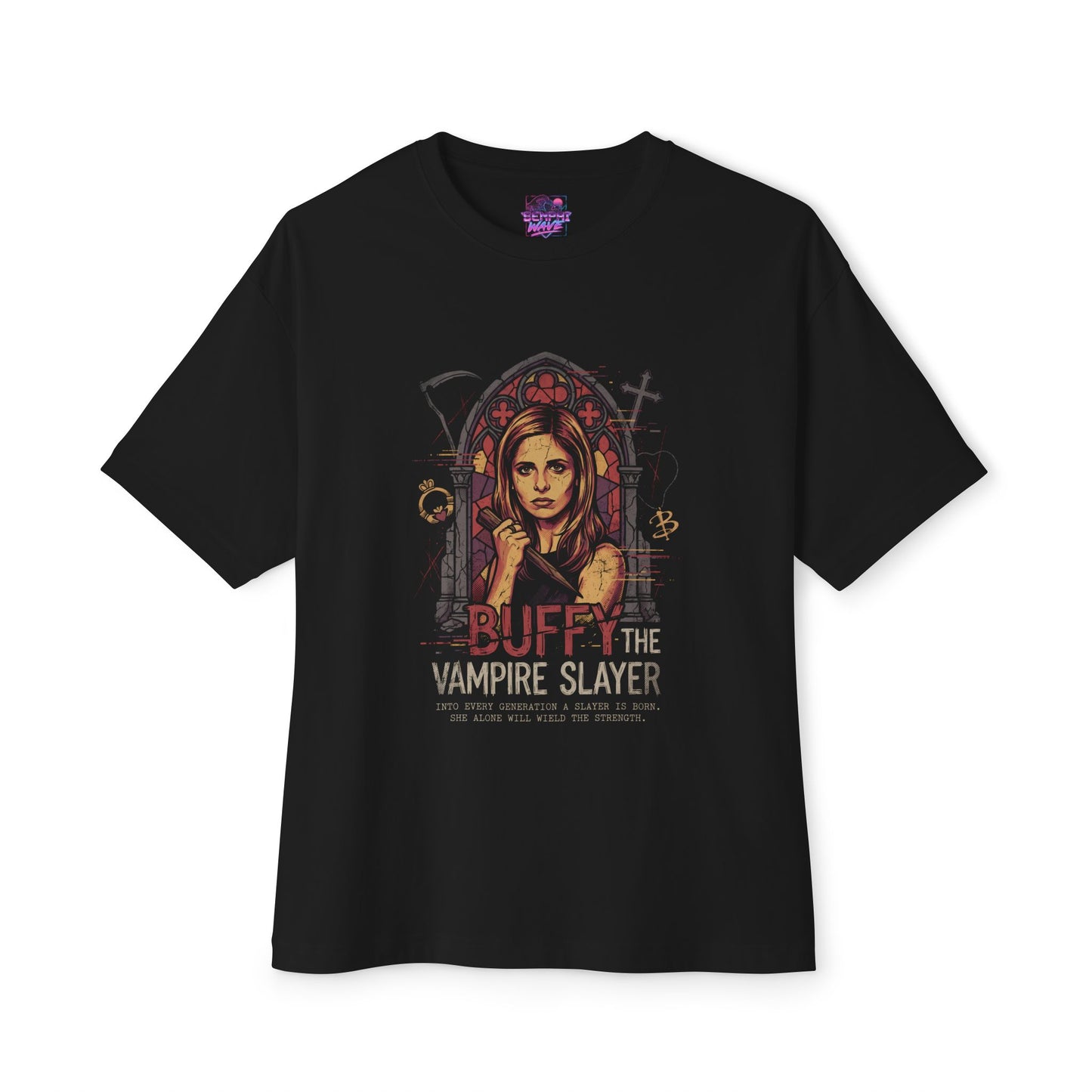 Buffy Summers Crossbow Warrior – Hellmouth Defender Premium Oversized Unisex T-Shirt