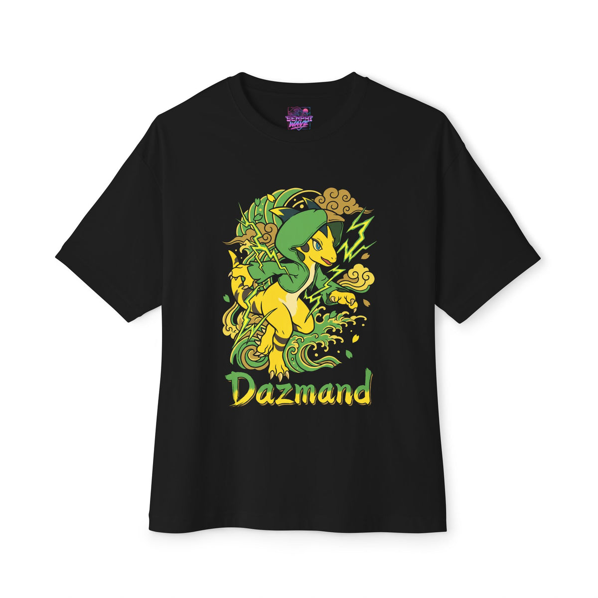 Dazmand Aniimo Ukiyo-e Creature Art - Oversized Premium Tee