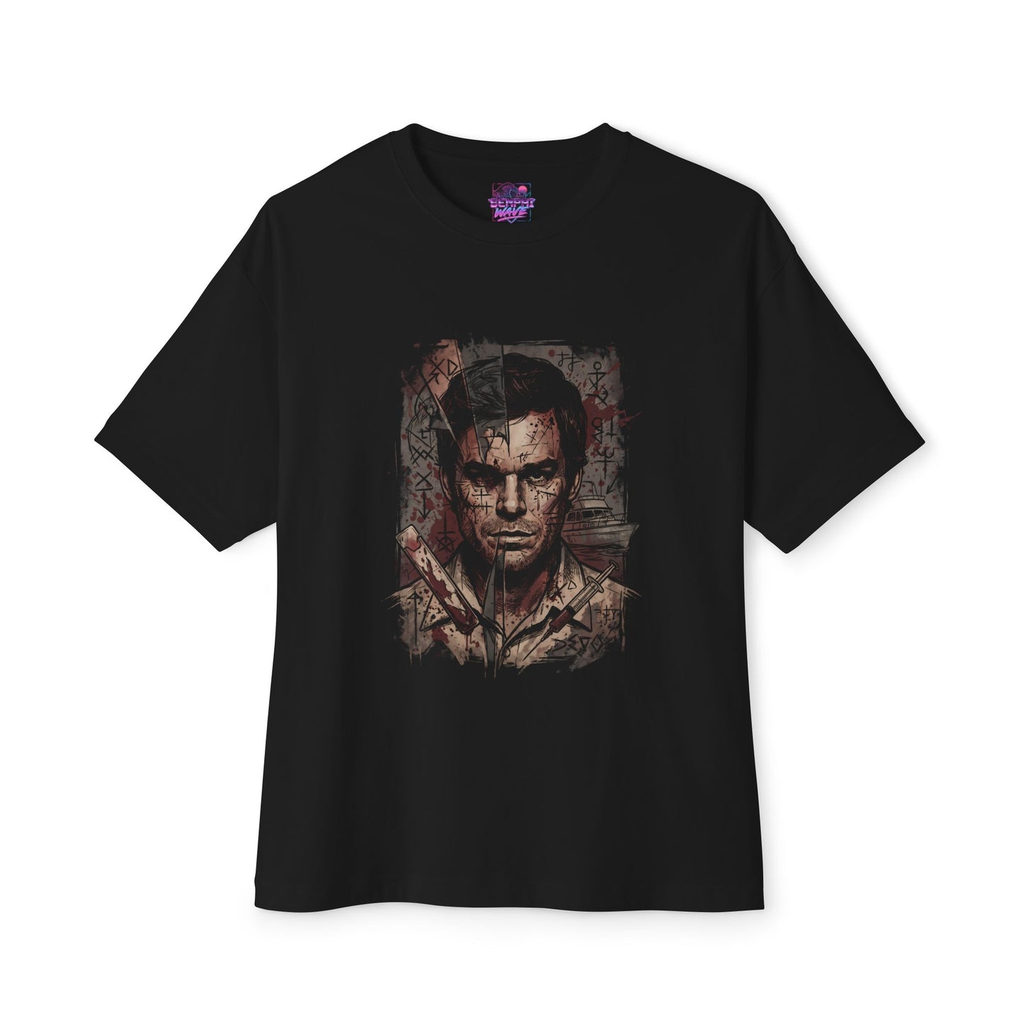 Dexter Morgan Bay Harbor Butcher – Miami Metro Mayhem Premium Oversized Unisex T-Shirt
