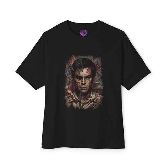 Dexter Morgan Bay Harbor Butcher – Miami Metro Mayhem Premium Oversized Unisex T-Shirt