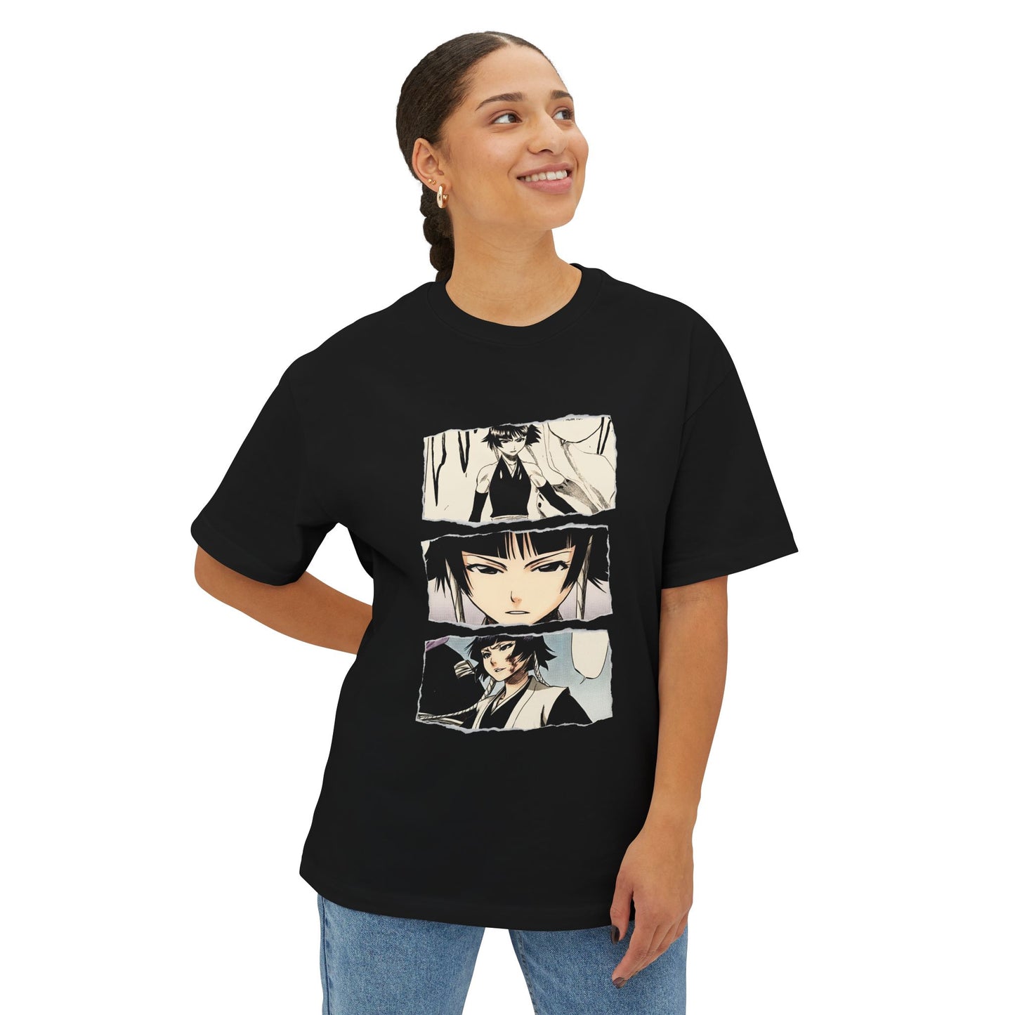 Rukia Kuchiki Bleach Anime Streetwear Graphic Tee - Oversized Premium Tee