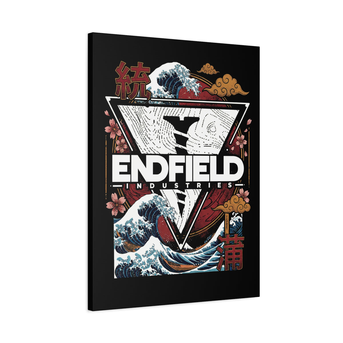 Arknights Endfield Industries Great Wave Crest Canvas Print