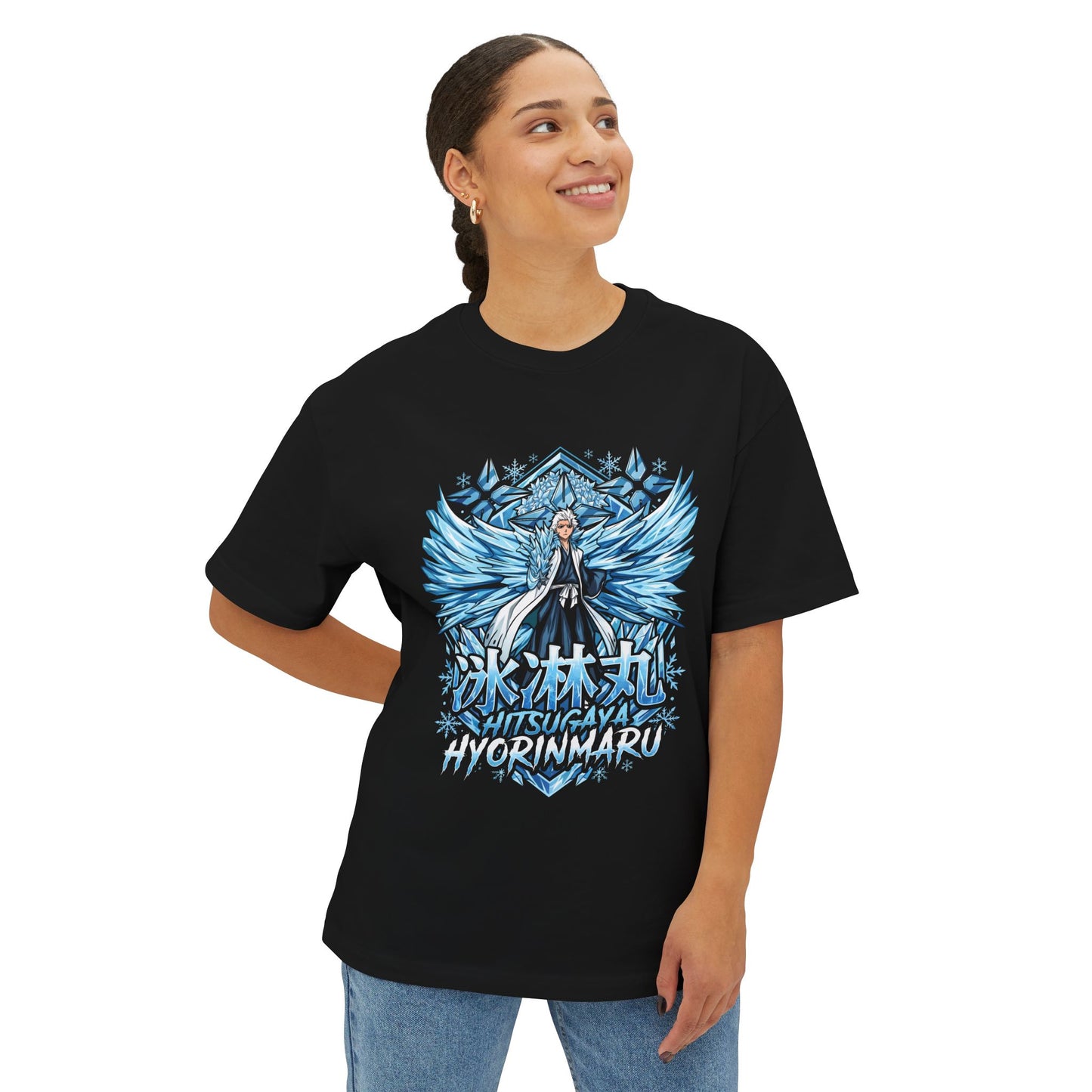 Hitsugaya Toshiro Hyorinmaru Dragon Premium Oversized Unisex T-Shirt