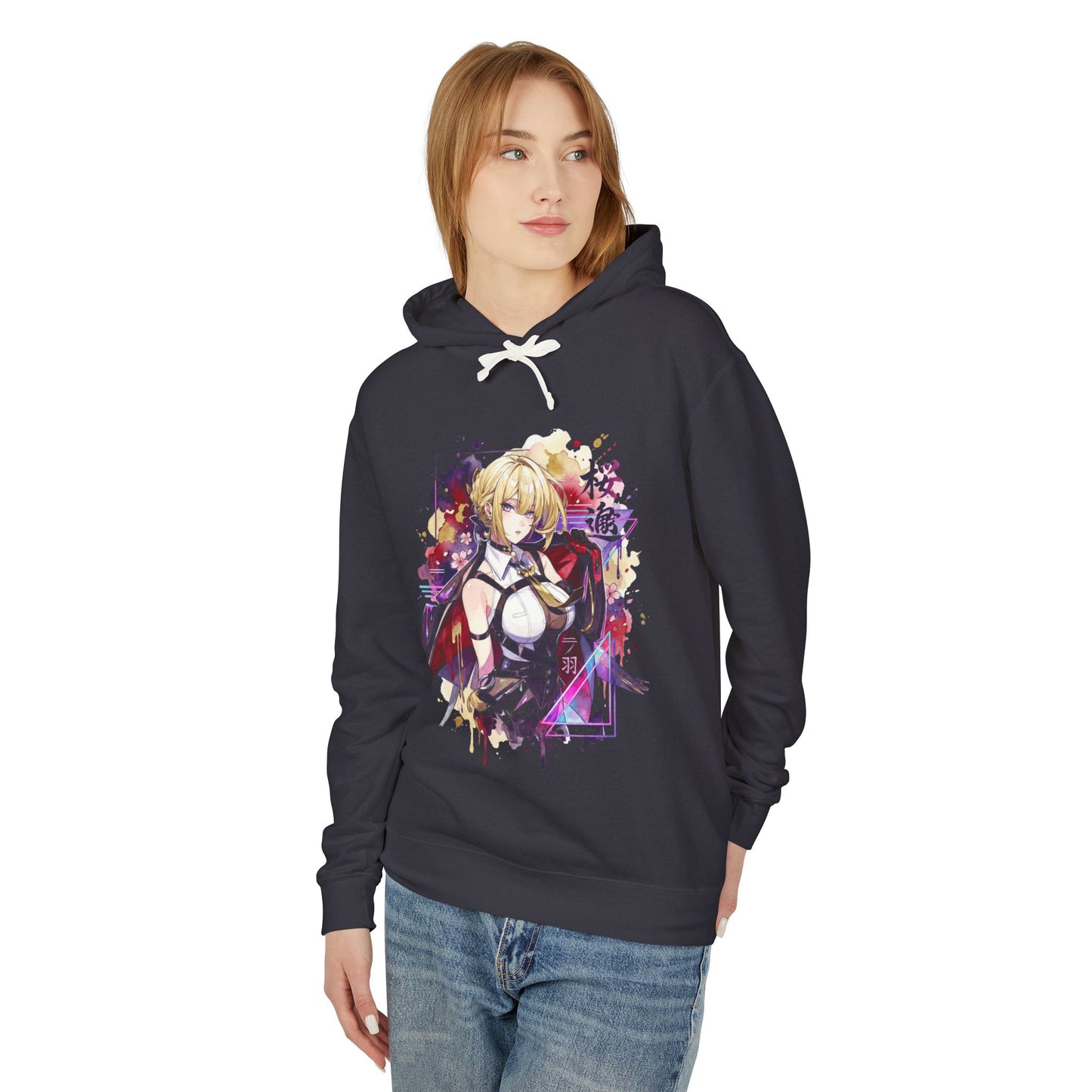 Evelyn Chevalier ZZZ Red Burning Tethers Portrait Unisex Premium Hoodie
