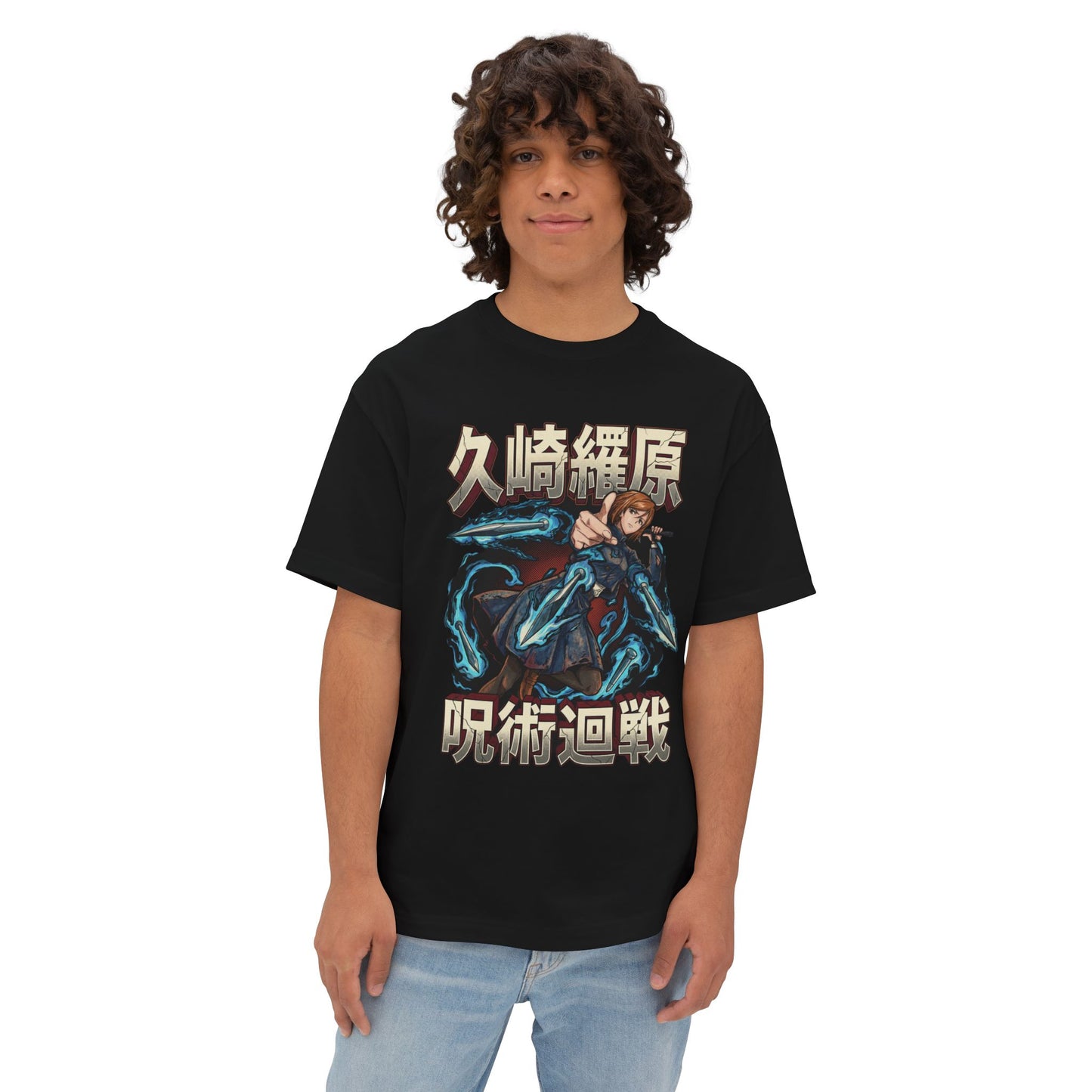 Nobara JJK: Hammer & Nails Resonance Queen Premium Oversized Unisex T-Shirt