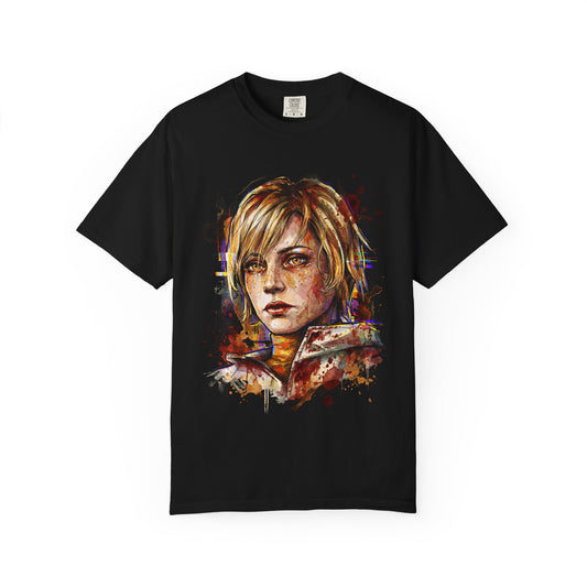 Heather Cheryl Mason Silent Hill 3 Plaid Skirt Combat Boots Art Premium T-Shirt