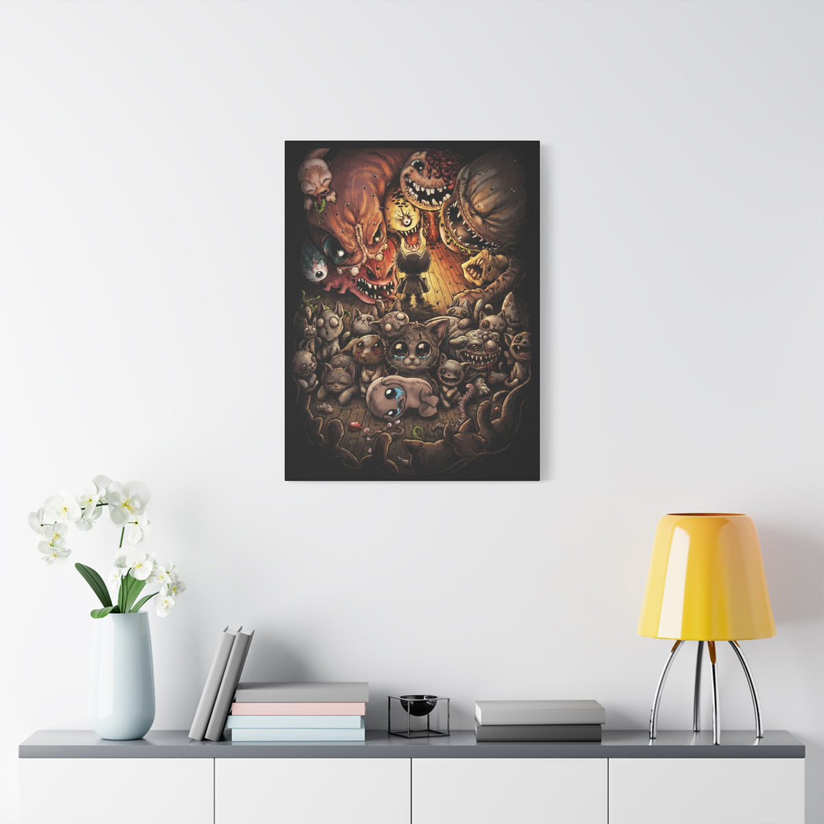 Mewgenics Isaac Easter Egg Catapocalypse Canvas Print