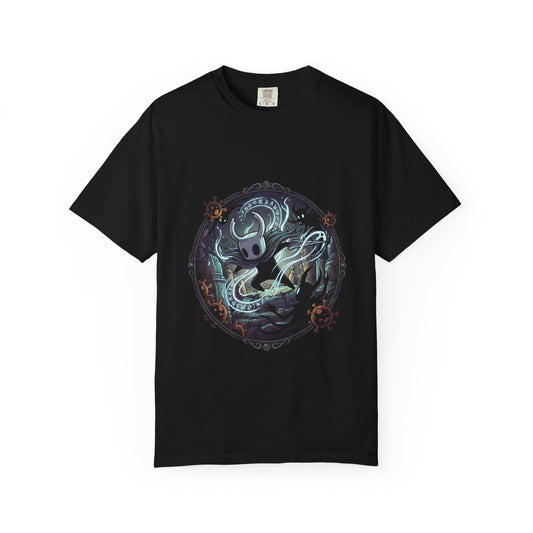 Hollow Knight Ghost Knight Nail Mask Silent Protagonist Design Premium T-Shirt