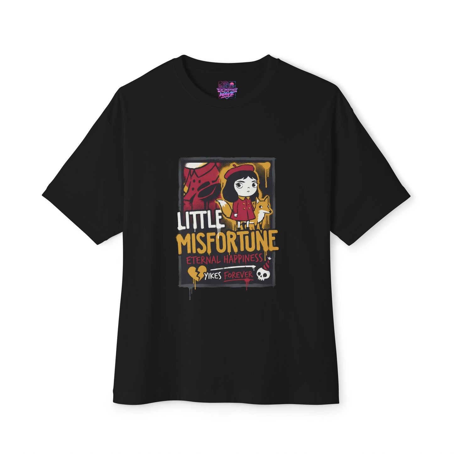 Little Misfortune: Dark Story Behind Cute Adventure Premium Oversized Unisex T-Shirt