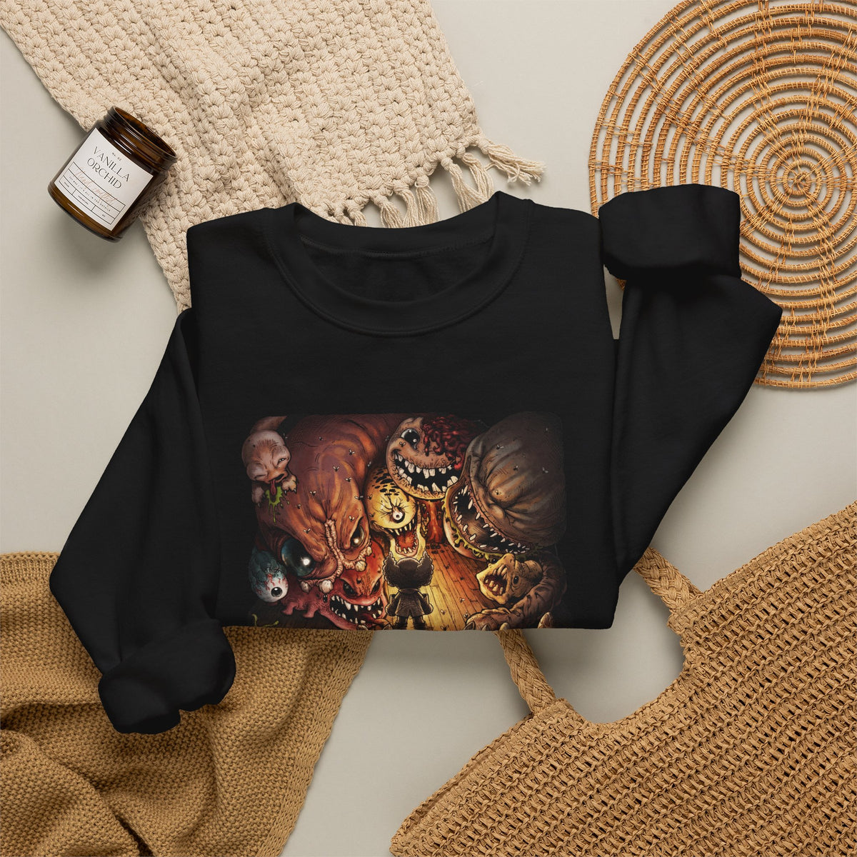 Mewgenics Isaac Easter Egg Catapocalypse Crewneck Sweatshirt