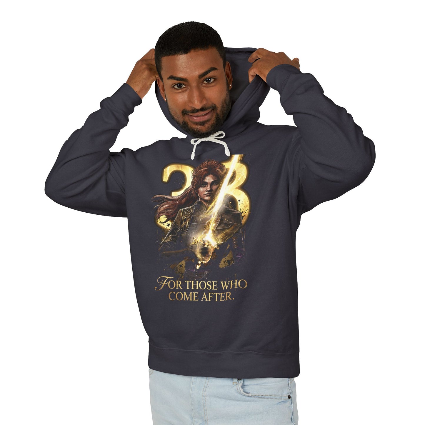 Maelle Virtuoso Burn Stack Inspired – Rapier One-Shot Nuke Warrior Design Unisex Premium Hoodie