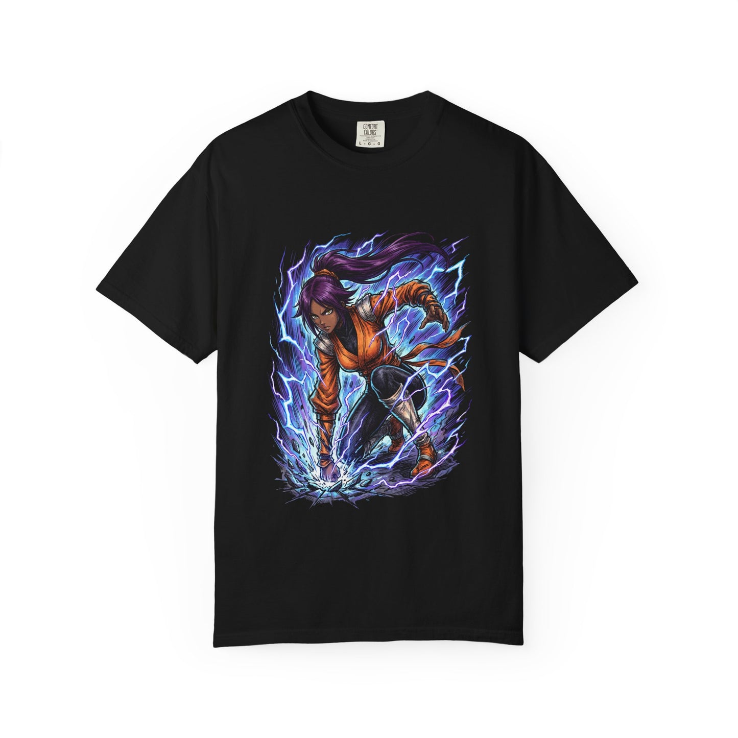 Yoruichi Shihouin Bleach Purple Hair Golden Irises Anime Classic Art Premium T-Shirt