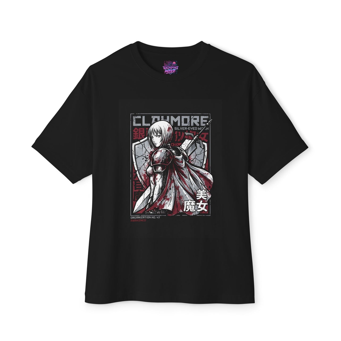 Claymore Anime Dark Fantasy Classic Premium Oversized Unisex T-Shirt