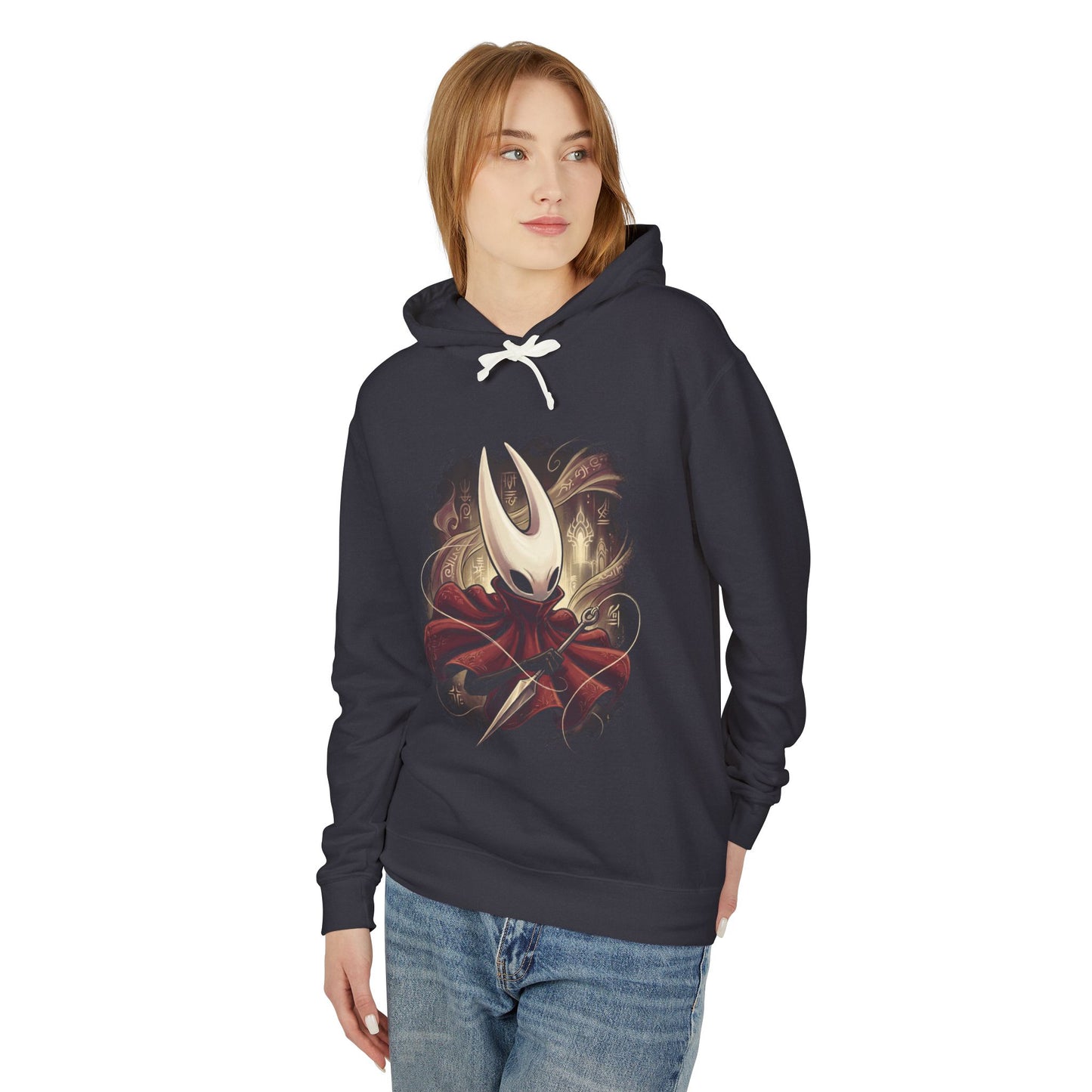 Hornet Silksong Mysterious Spider Warrior Icon Unisex Premium Hoodie