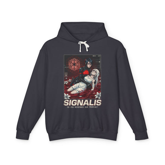 Signalis Surreal Worlds Nightmarish Creatures Pixel Design Unisex Premium Hoodie