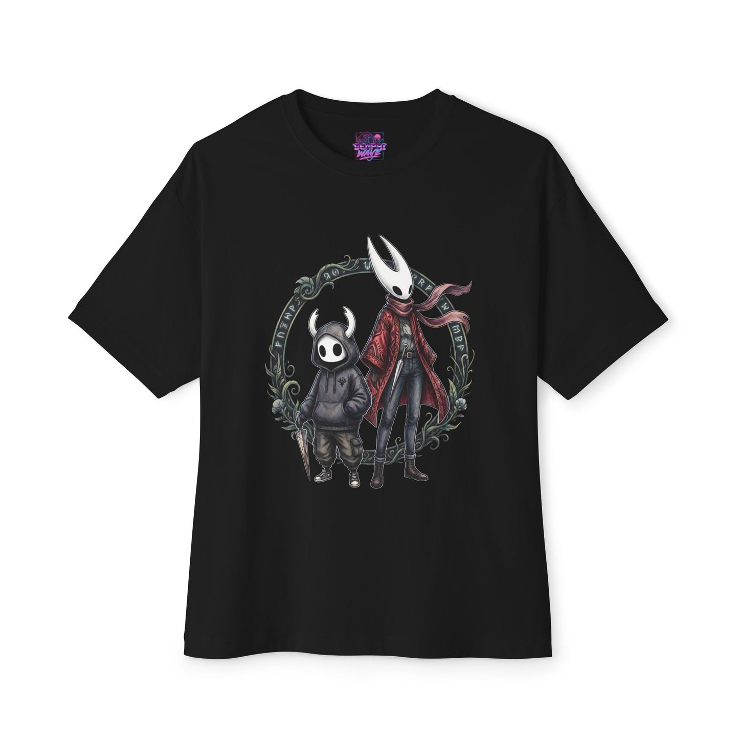 Hollow Knight: Ghost Streetwear Hood & Visor Look Premium Oversized Unisex T-Shirt