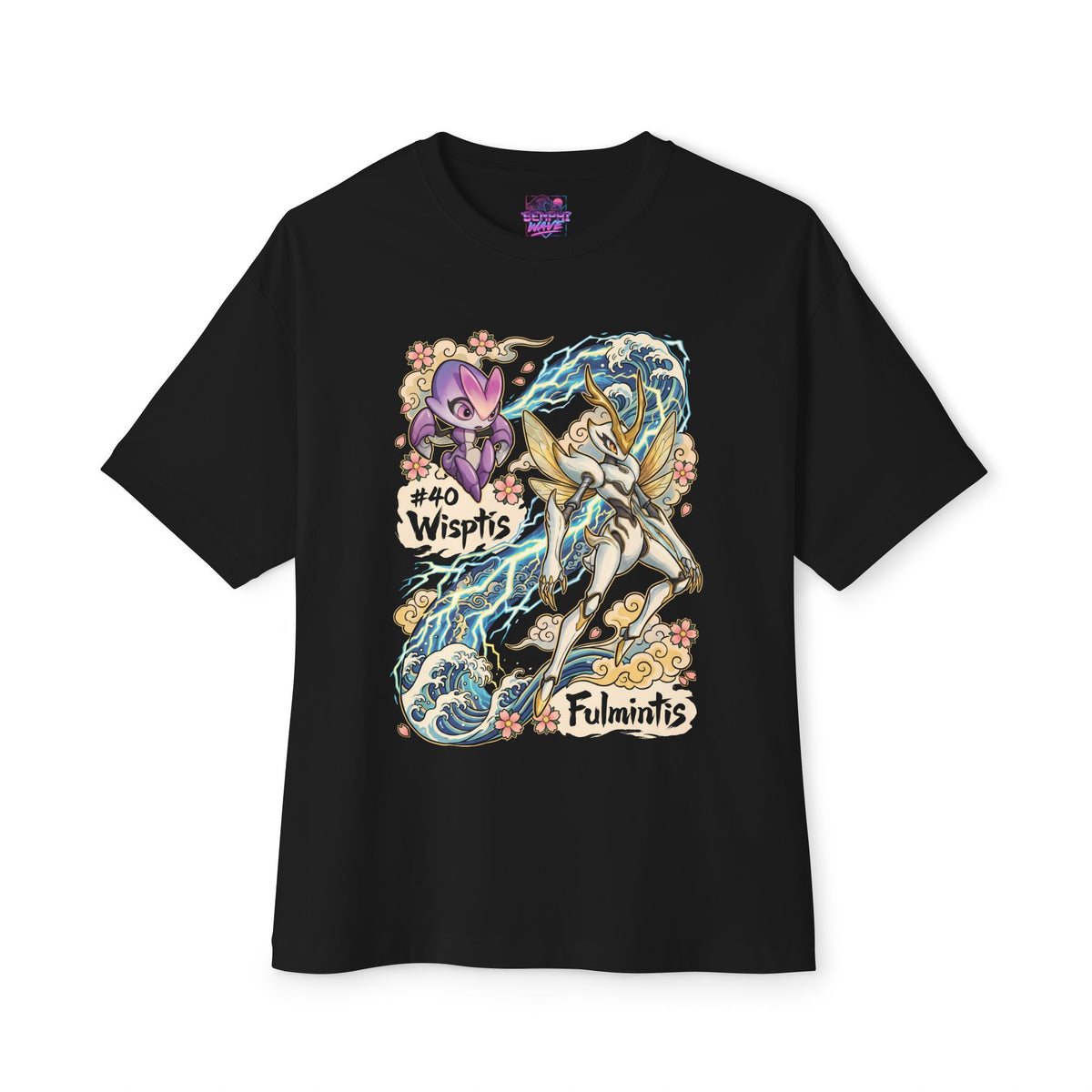Wisptis Fulmintis Aniimo Evolution Line Ukiyo-e - Oversized Premium Tee