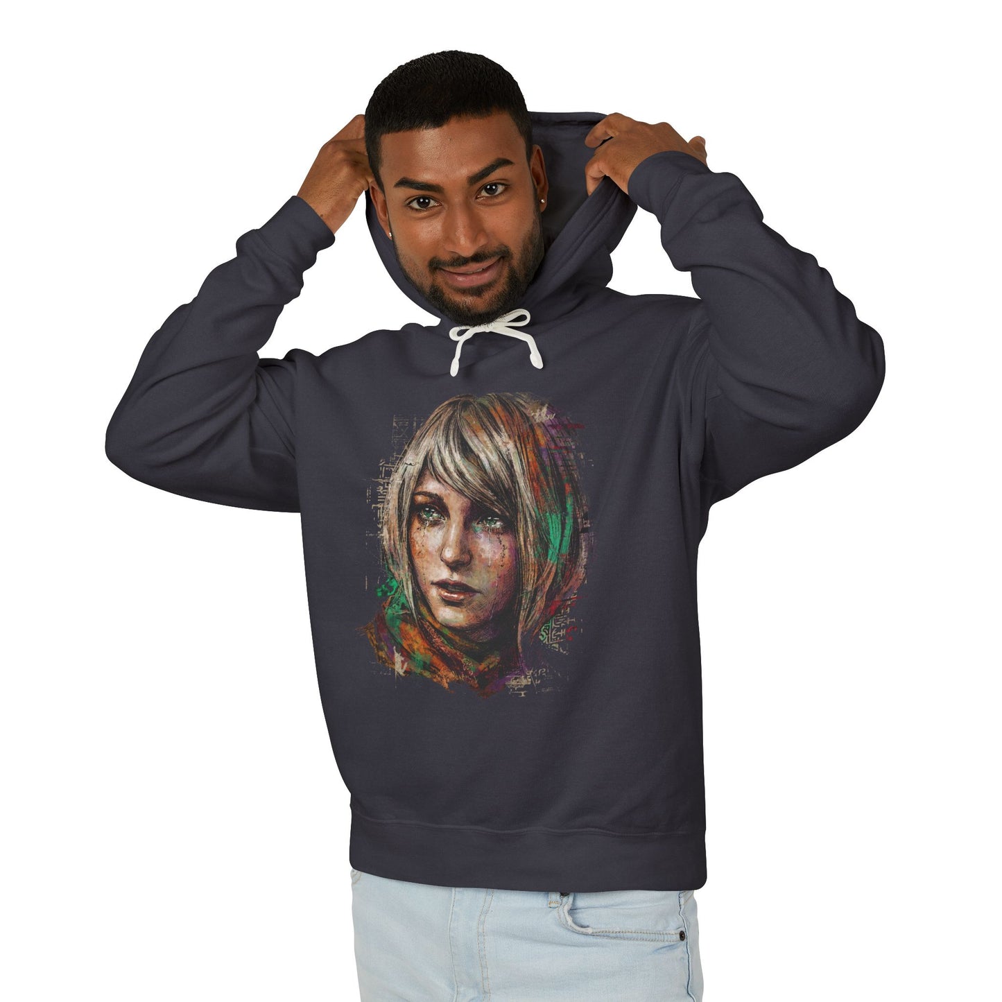 Resident Evil 4 Ashley Kidnapped Cult Los Illuminados Art Unisex Premium Hoodie
