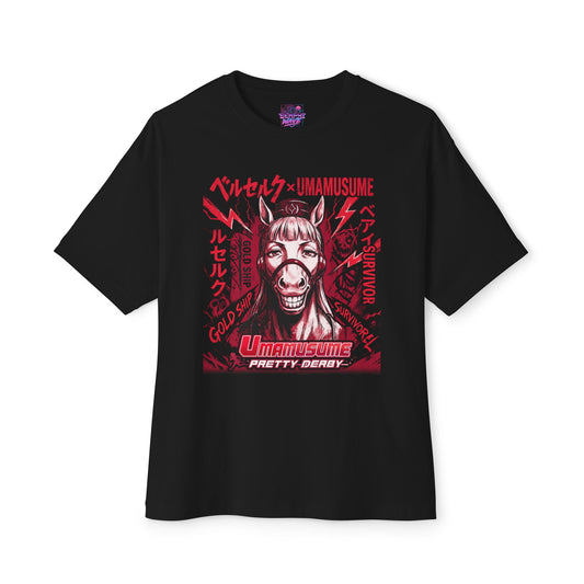 Funny Uma Musume Berserk: "Griffith Did Nothing Wrong" Horse Premium Oversized Unisex T-Shirt